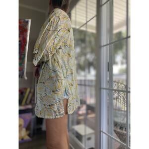 Diane von Furstenberg x Onia Gina Cotton Kimono Swim Cover-Up Resort Beach M L